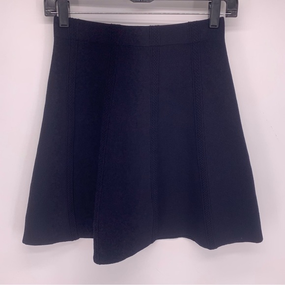 Zara Basic Navy Blue Mini Skirt Size XS - Picture 1 of 5